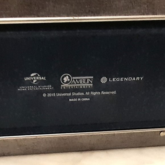 2015 Universal Studios Jurassic World Park Tin Metal Lunch Box Amblin - Picture 7 of 8